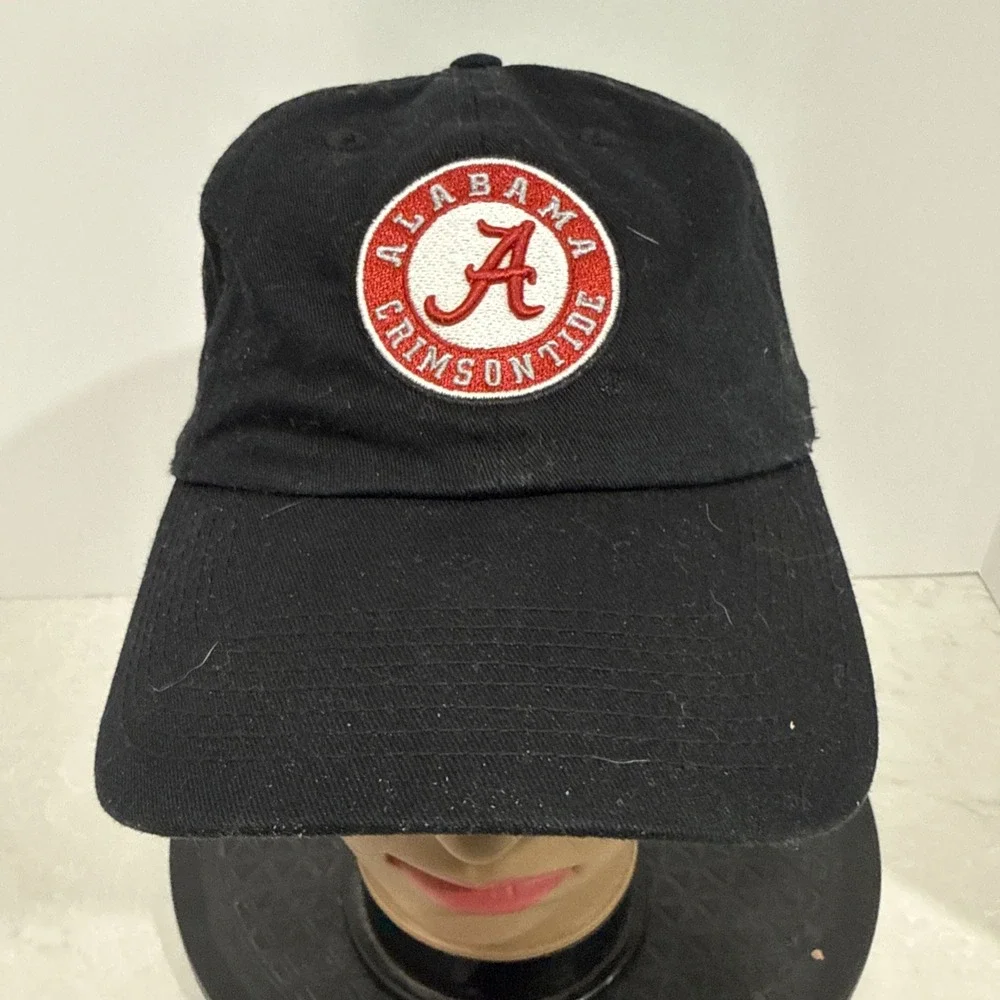 Alabama Crimson Tide 47 Brand Clean Up Hat Black Adjustable NCAA Cap oht